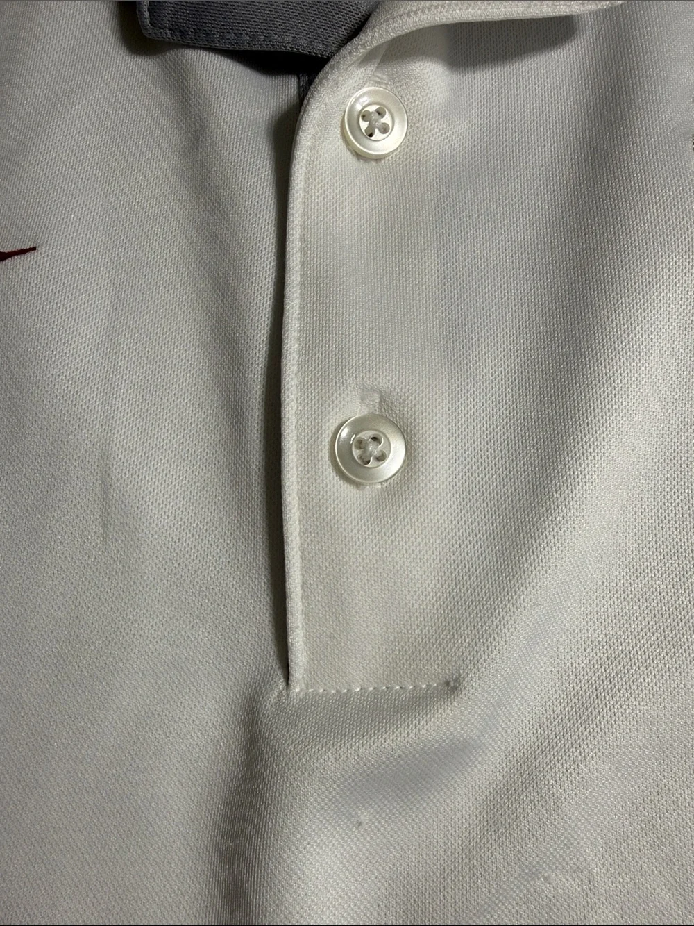 Nike White & Gray FSU Men's Polo Shirt